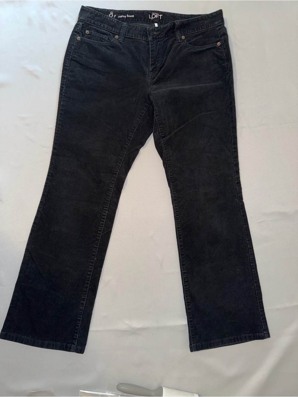 LOFT Black Flare Jeans 8P